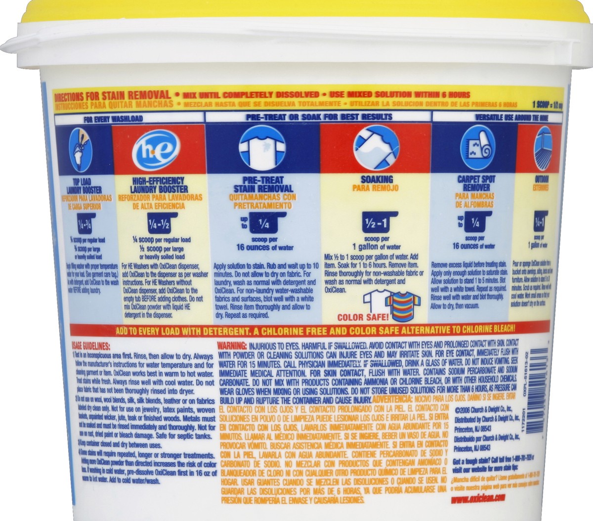 slide 3 of 3, Oxi-Clean Stain Remover, Versatile, 6 lb