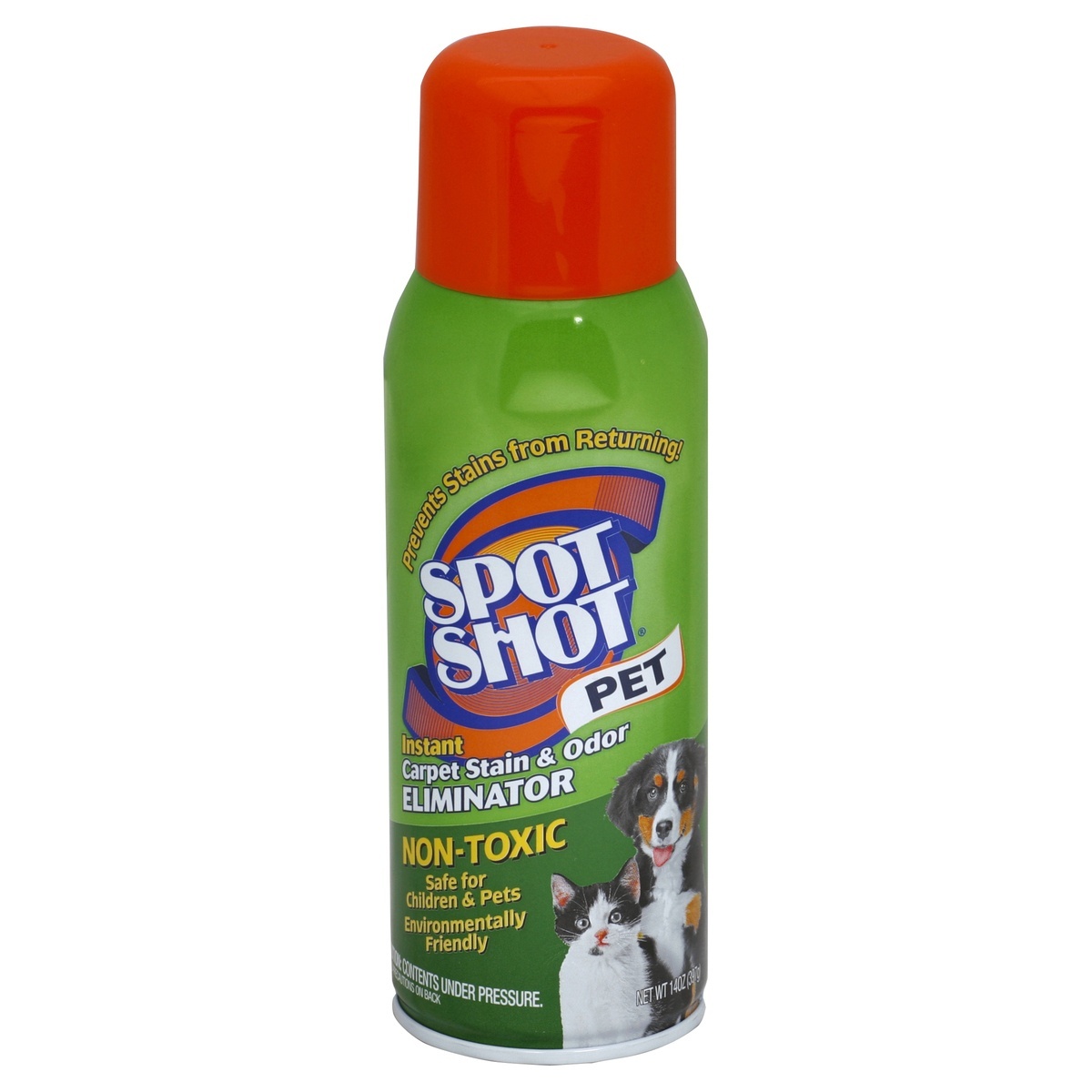 slide 1 of 2, Spot Shot Non-Toxic Pet Instant Carpet Stain Remover Aerosol, 14 oz