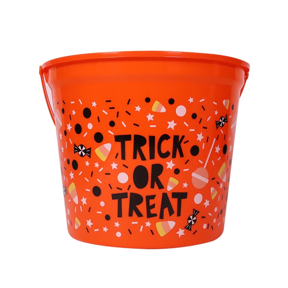 slide 1 of 1, Holiday Home Trick Or Treat Jumbo Bucket, 1 ct