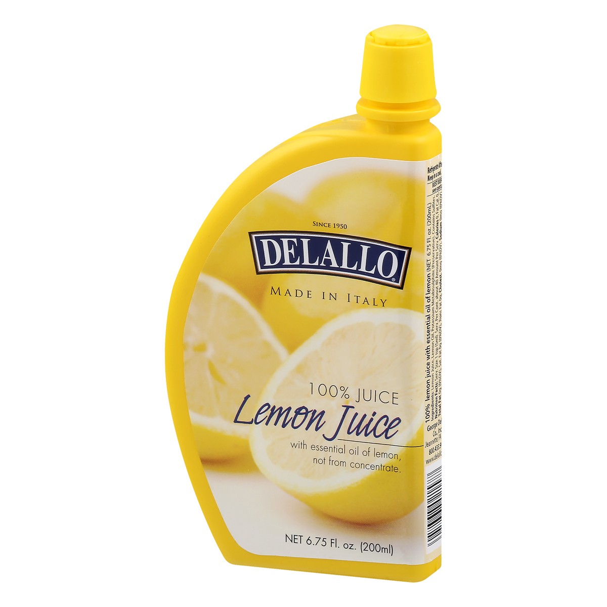 slide 3 of 10, DeLallo Lemon 100% Juice - 6.75 oz, 6.75 oz