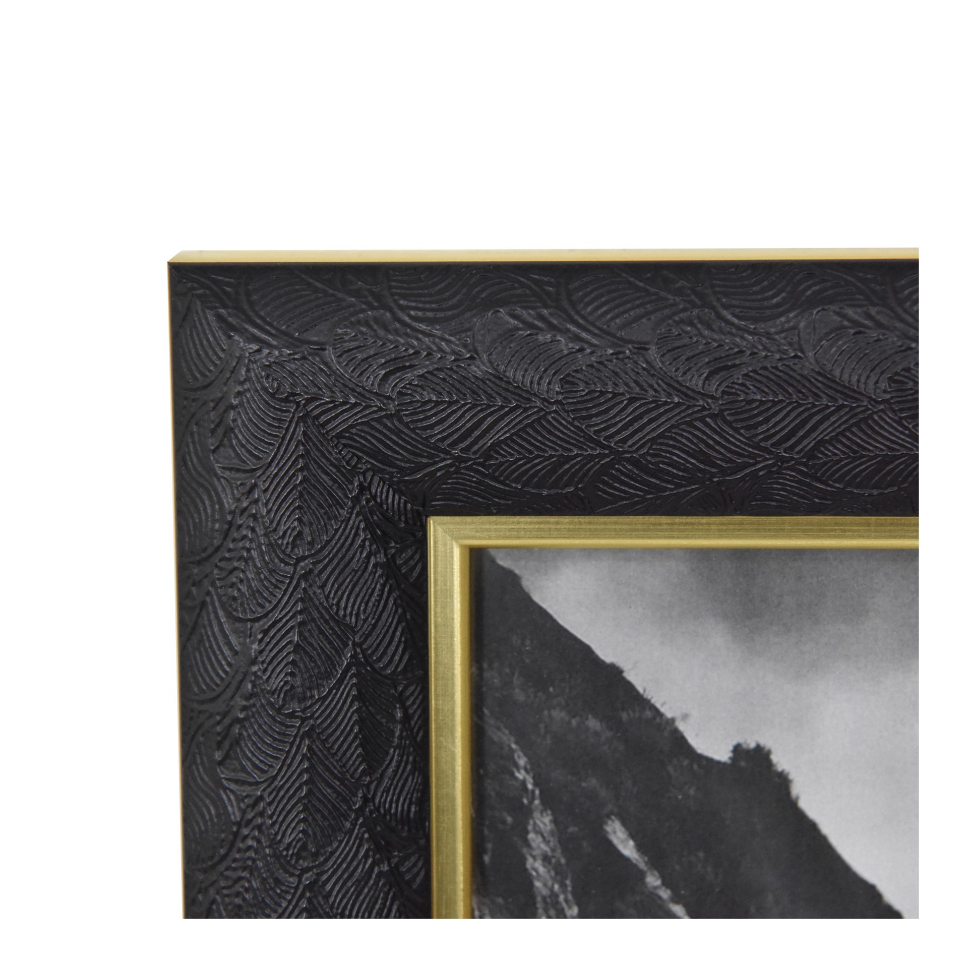 slide 3 of 6, 8" X 10" Black Textured Tabletop Frame By Studio Decor Treasured Finds, 8 in x 10 in