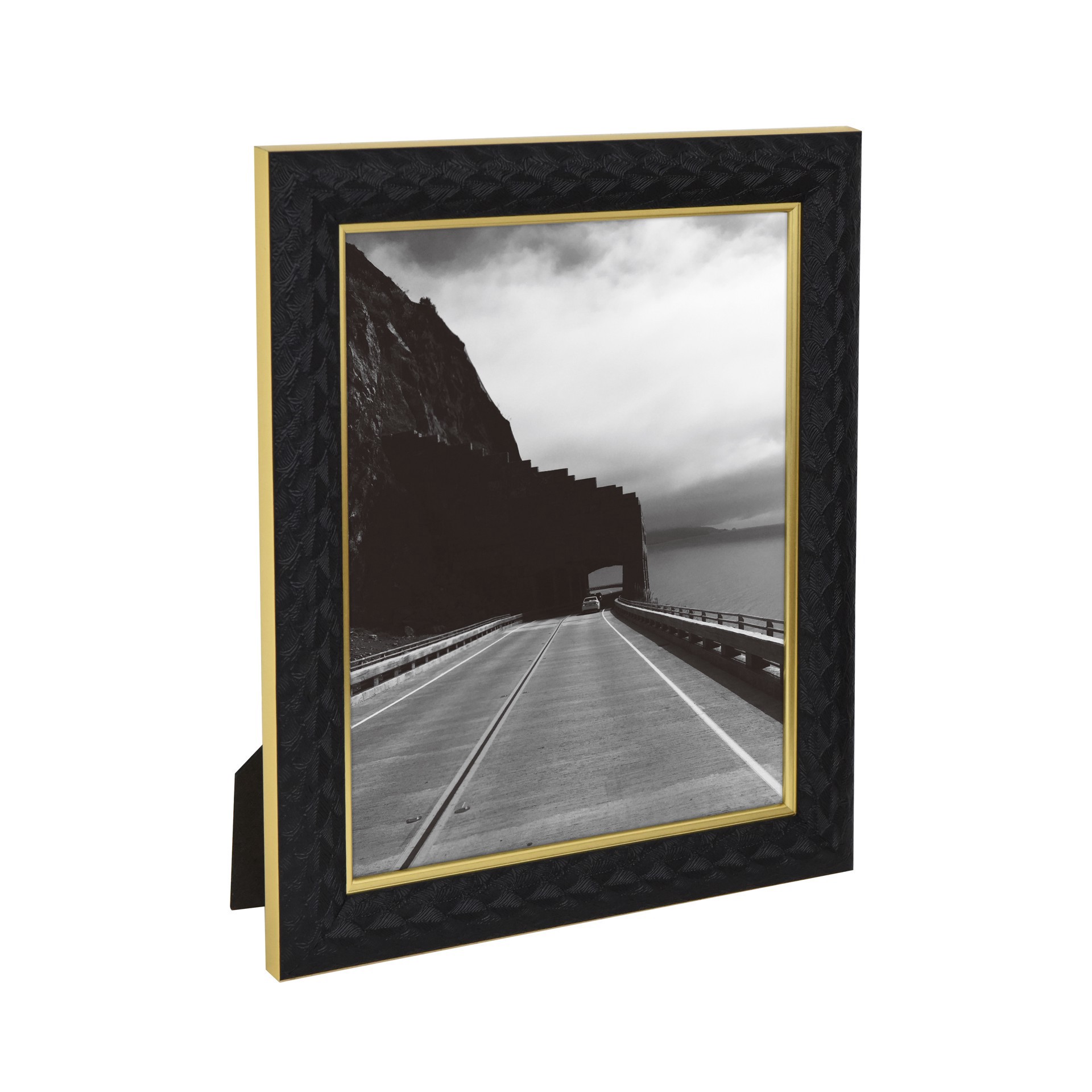 slide 4 of 6, 8" X 10" Black Textured Tabletop Frame By Studio Decor Treasured Finds, 8 in x 10 in