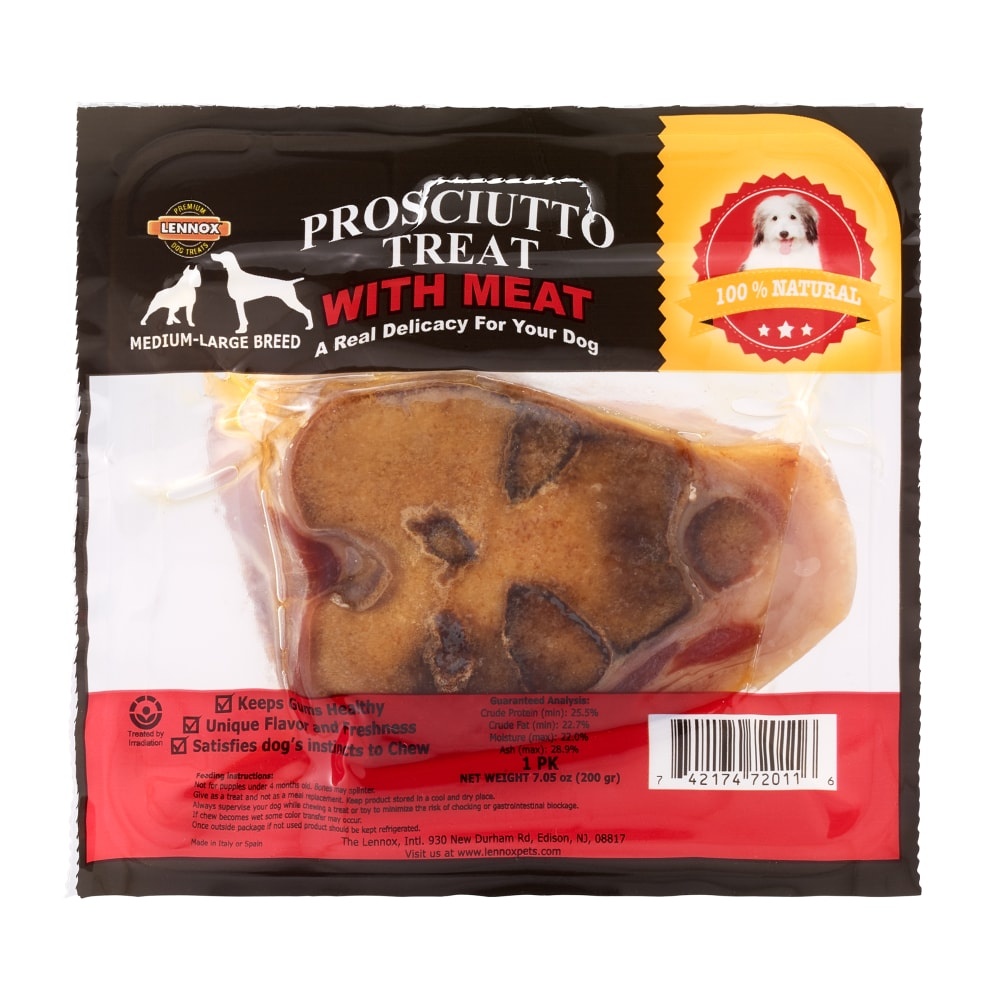 slide 1 of 1, Lennox Prosciutto Meat Dog Treat, 7.05 oz