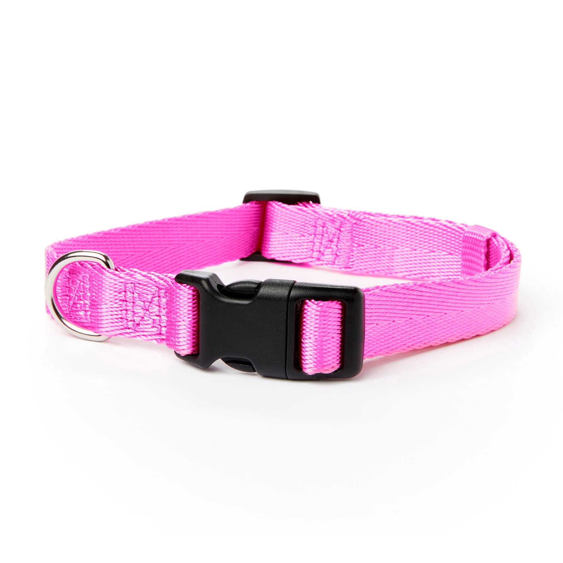 slide 1 of 1, YOULY Pink Adjustable Dog Collar, Medium, 1 ct