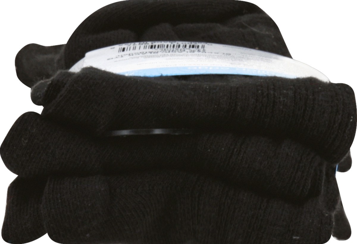 slide 2 of 6, No Nonsense Socks, Casual, Black, Women's, Scallop Edge, 3 ct