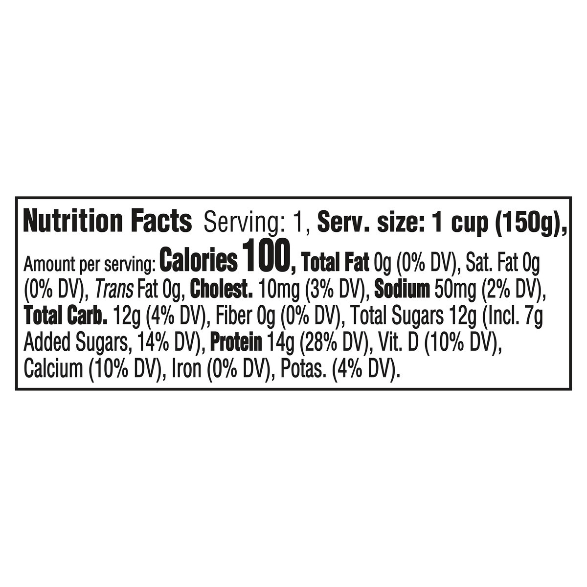 slide 5 of 13, Oikos Blended Vanilla Bean Nonfat Greek Yogurt, 14g protein, 100 Calories and 0% Milk Fat, High Protein Yogurt, 5.3 OZ Cup, 5.3 oz