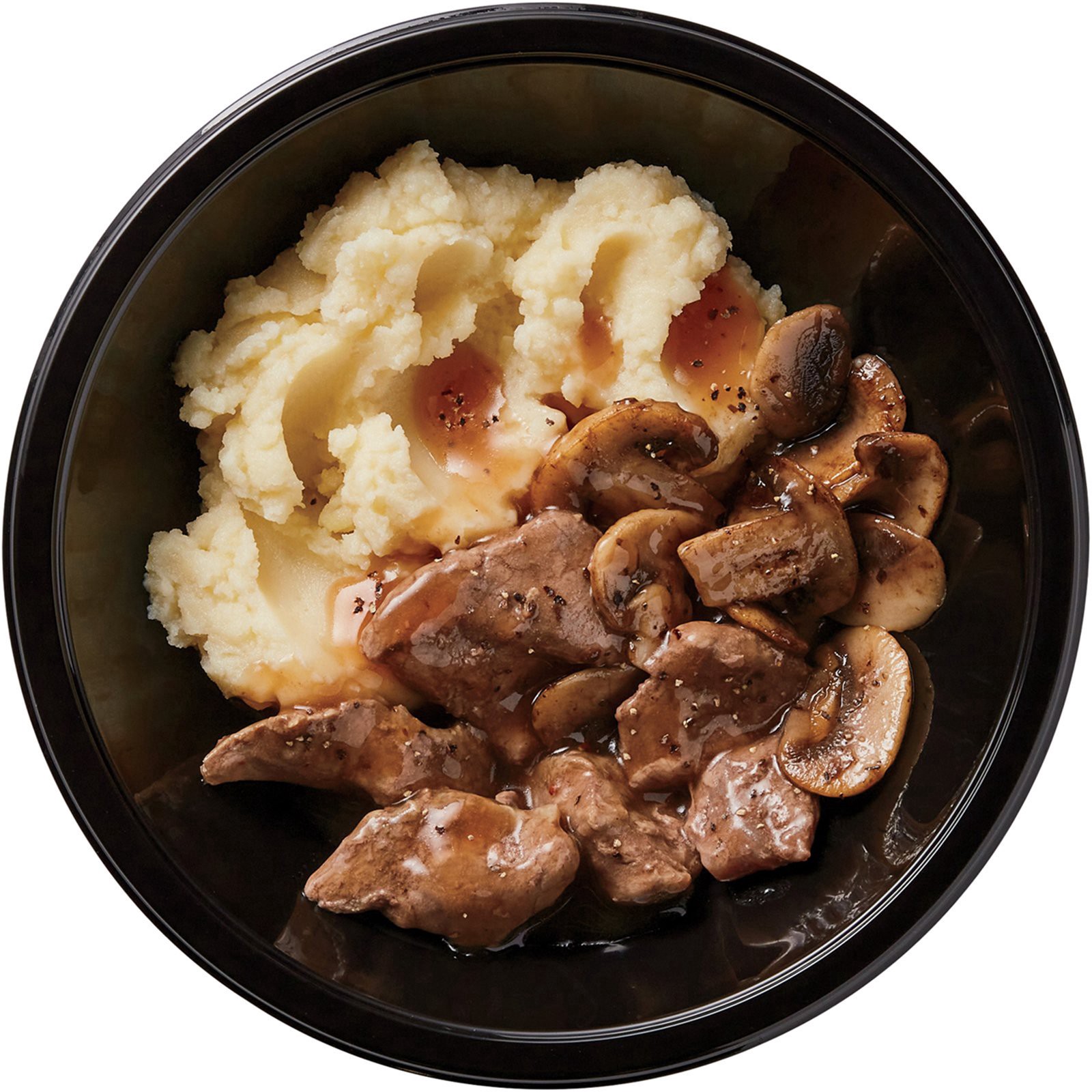 slide 1 of 1, H-E-B Meal Simple Beef Tenderloin Tip Bowl, 12 oz