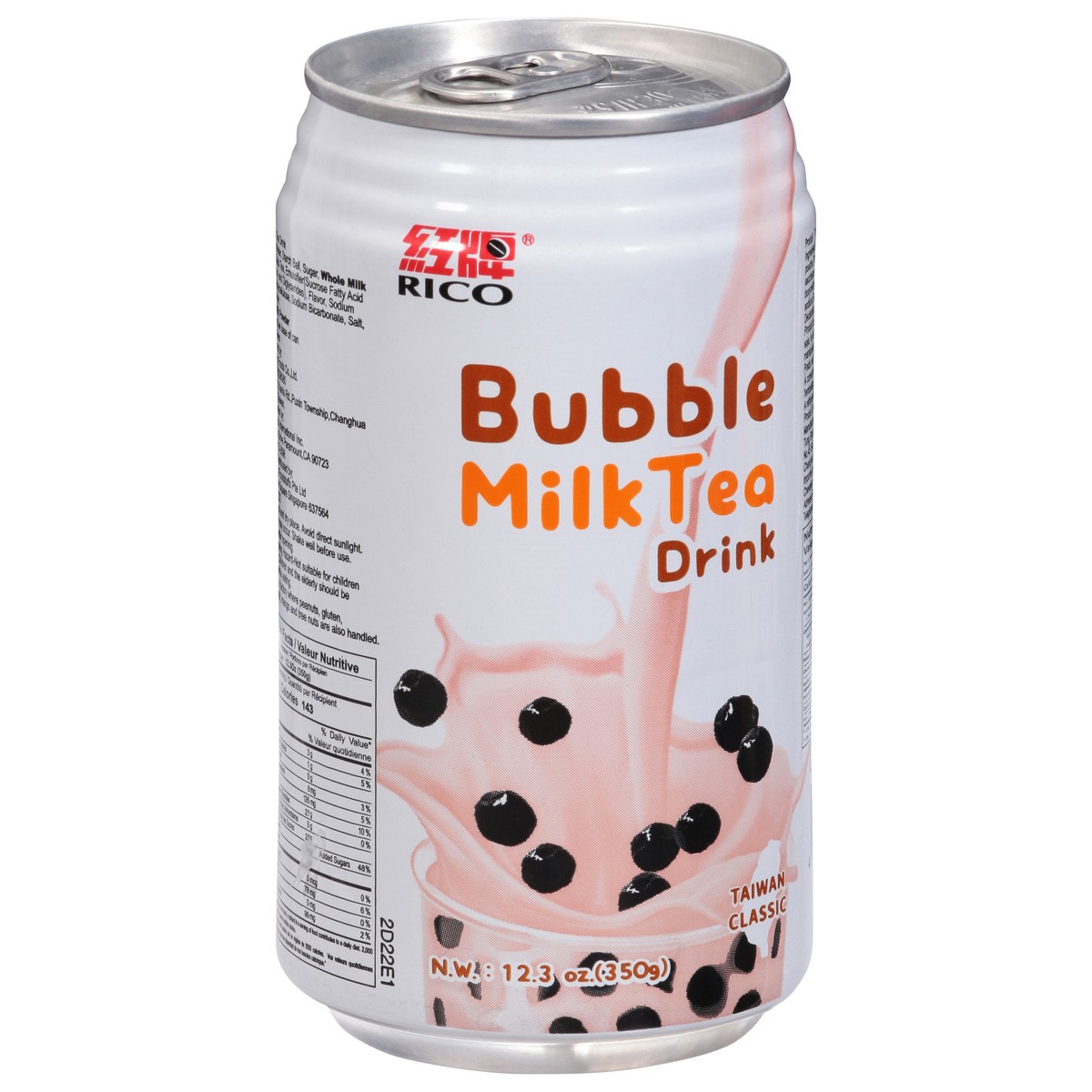 slide 4 of 9, Rico Taiwan Classic Bubble Milk Tea Drink 12.3 oz, 12.3 oz