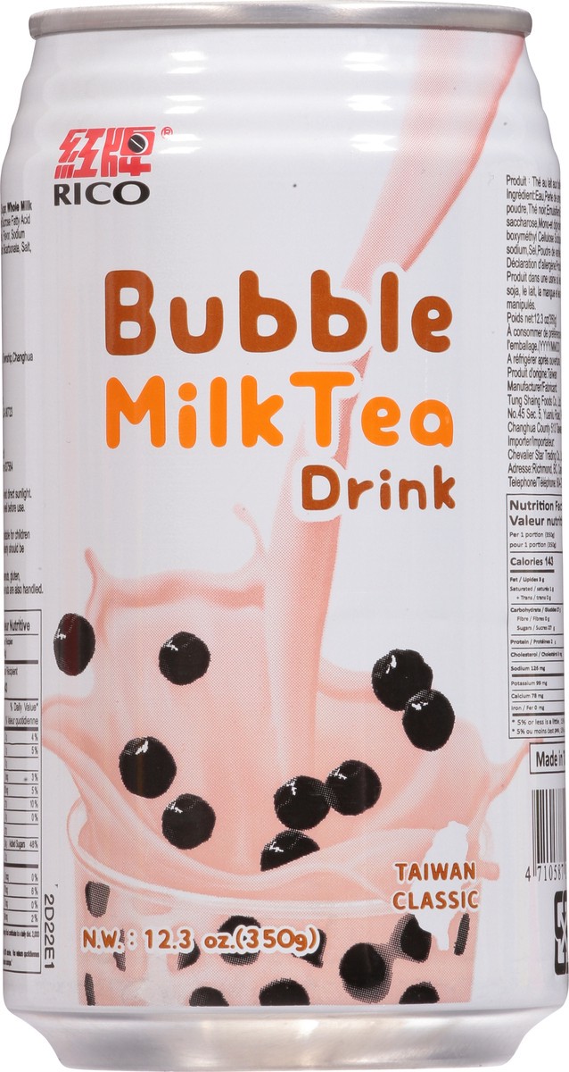slide 5 of 9, Rico Taiwan Classic Bubble Milk Tea Drink 12.3 oz, 12.3 oz