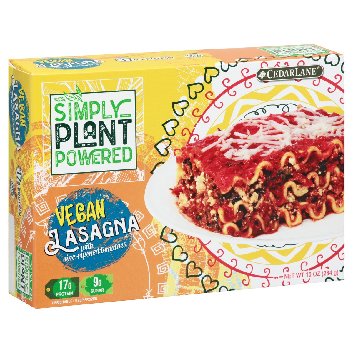 slide 6 of 10, Cedarlane Simply Plant Powered Vegan Lasagna with Vine-Ripened Tomatoes 10 oz, 10 oz