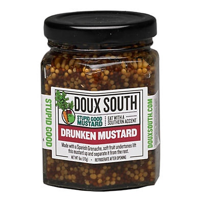 slide 1 of 1, Doux South Drunken Mustard, 6 oz