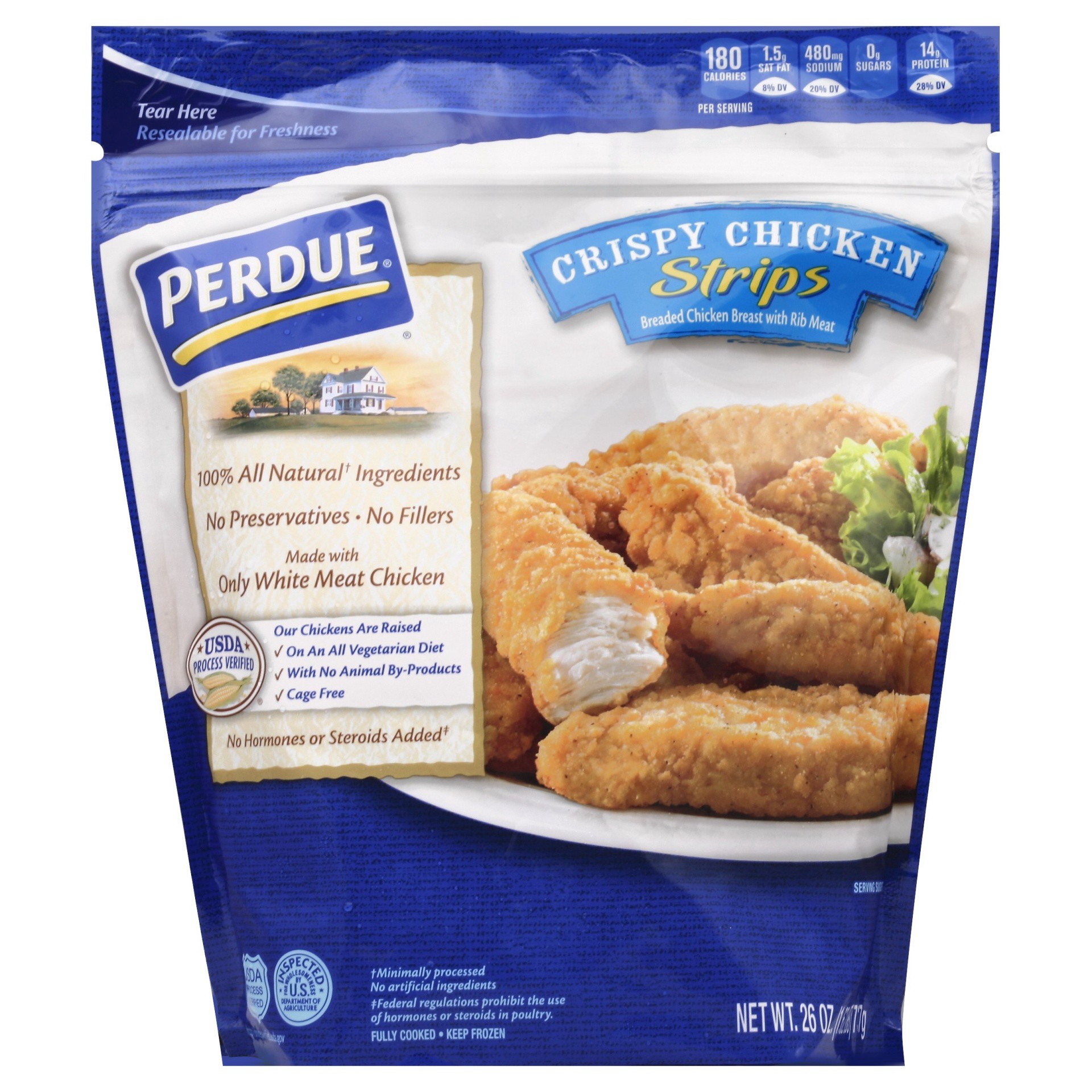 slide 1 of 3, Perdue Homestyle Chicken Strips, 26 oz