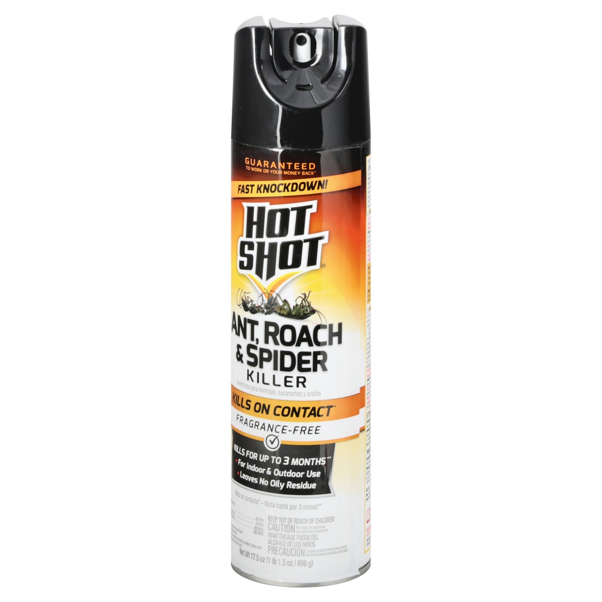 slide 3 of 9, Hot Shot Fragrance-Free Ant, Roach & Spider Killer 17.5 oz, 17.5 oz