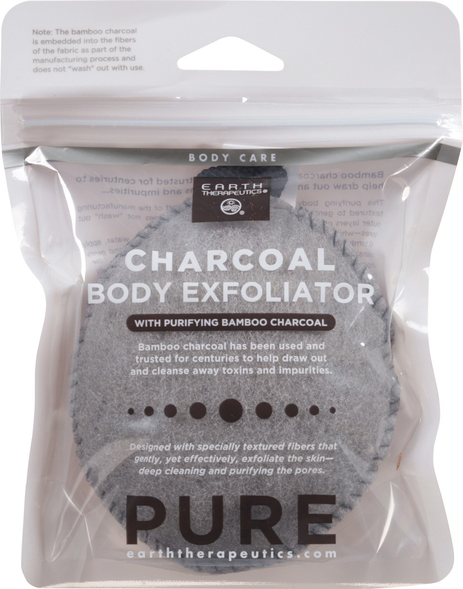 slide 3 of 11, Earth Therapeutics Charcoal Body Exfoliator with Purifying Bamboo Charcoal 1 ea, 1 ct