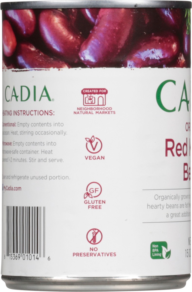 slide 4 of 13, Cadia Organic Red Kidney Beans 15 oz, 15 oz