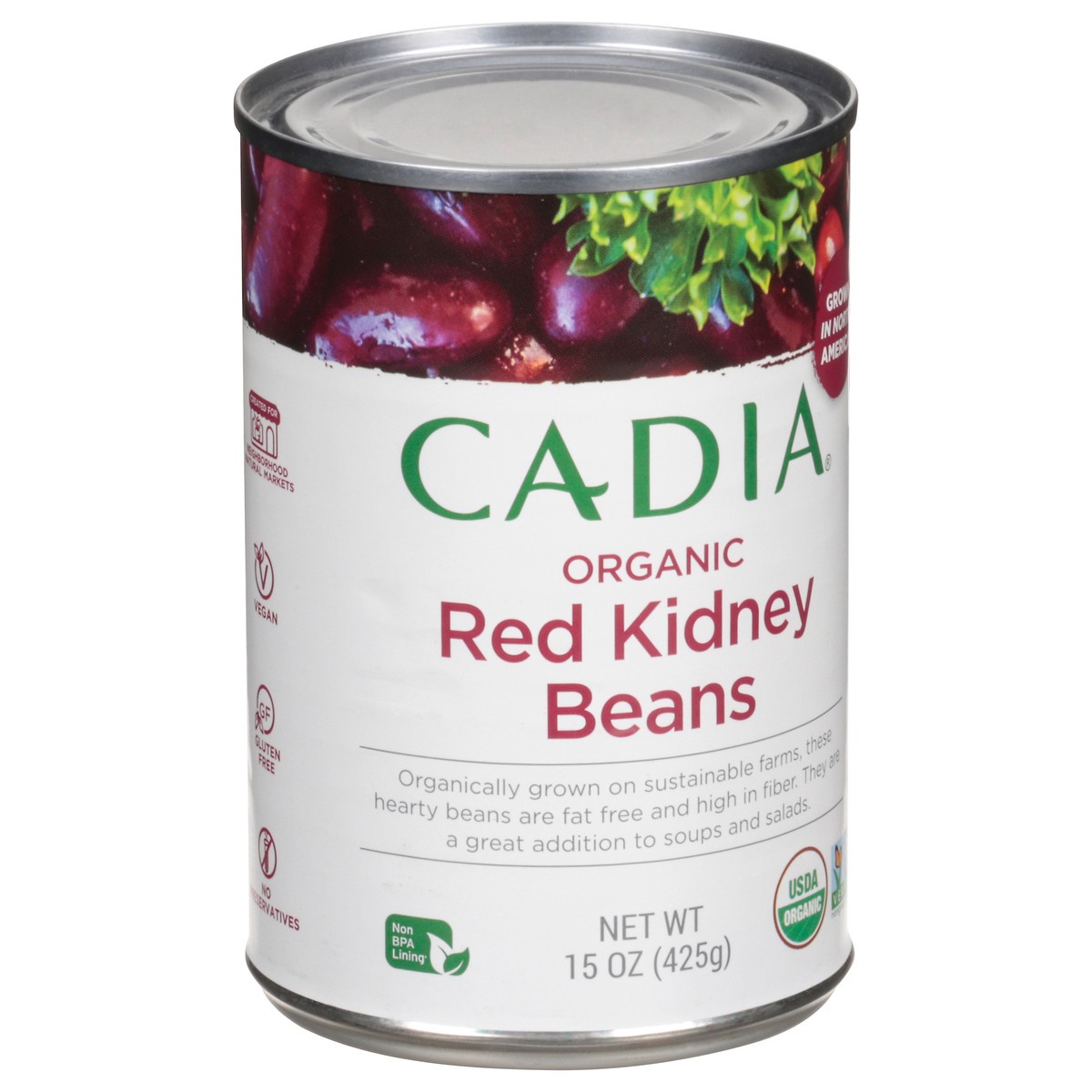 slide 11 of 13, Cadia Organic Red Kidney Beans 15 oz, 15 oz