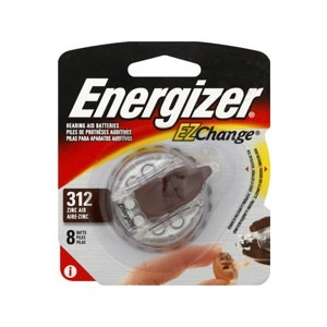 slide 1 of 1, Energizer Energizer Ez Change Hearing Aid Batteries Inc Air, 8 ct; Size 312