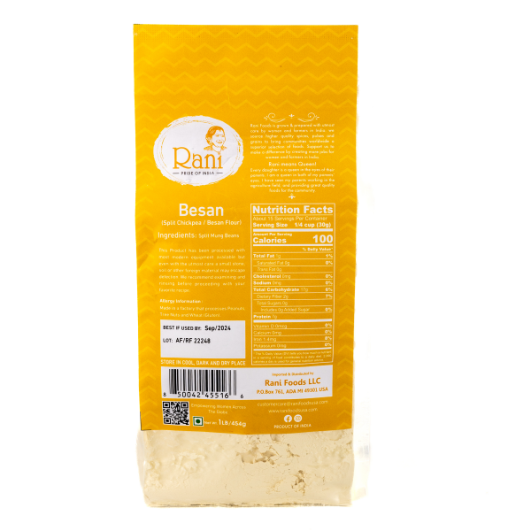 slide 7 of 7, Rani Besan Flour, 1 lb