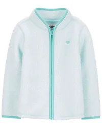 Oshkosh Baby Embroidered Teddy-Fleece Jacket Blue 24M