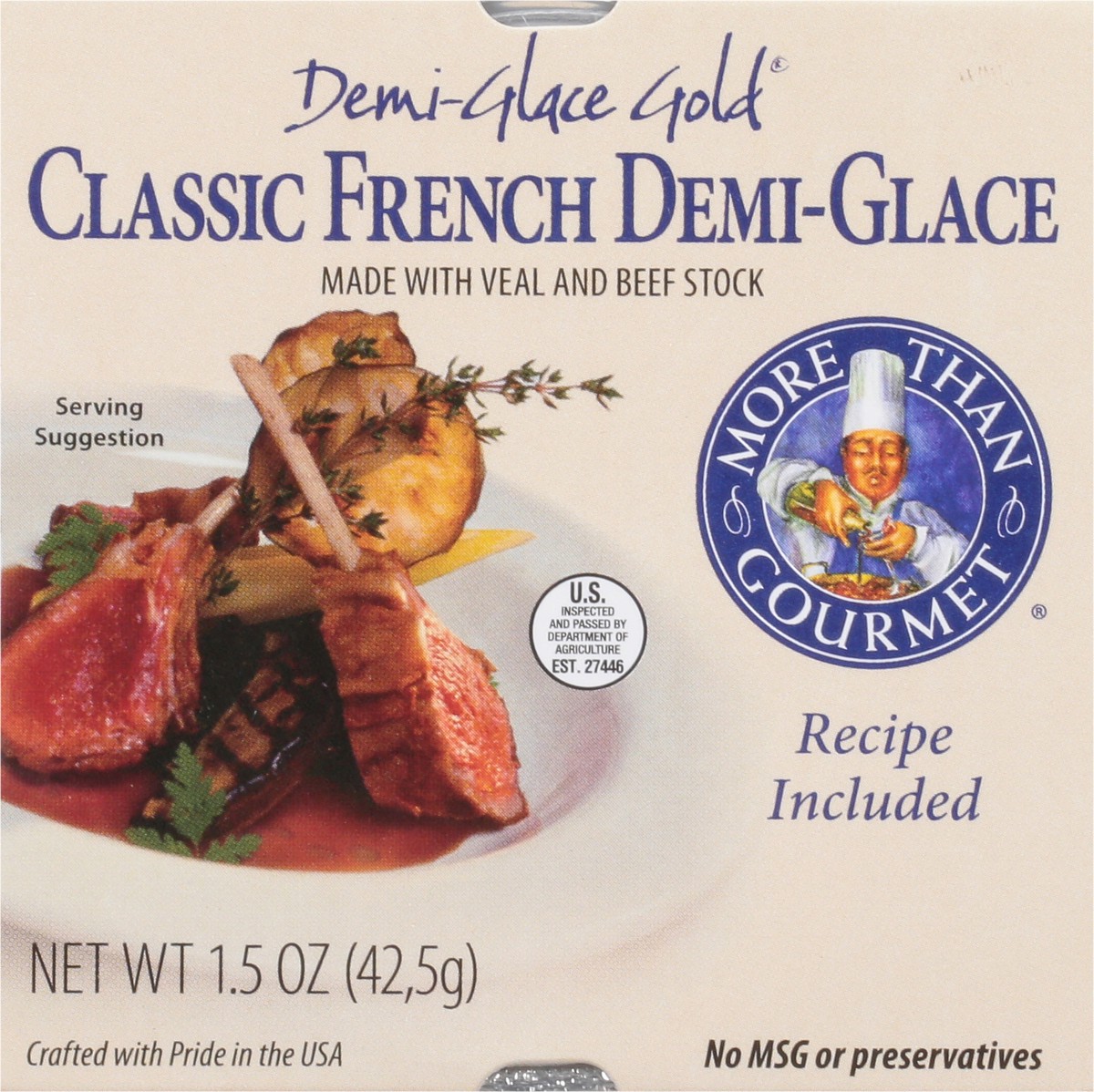 slide 6 of 13, More Than Gourmet Classic French Demi-Glace 1.5 oz, 1.5 oz