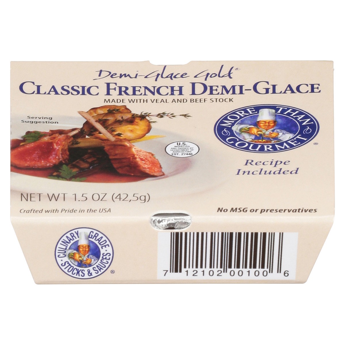 slide 4 of 13, More Than Gourmet Classic French Demi-Glace 1.5 oz, 1.5 oz