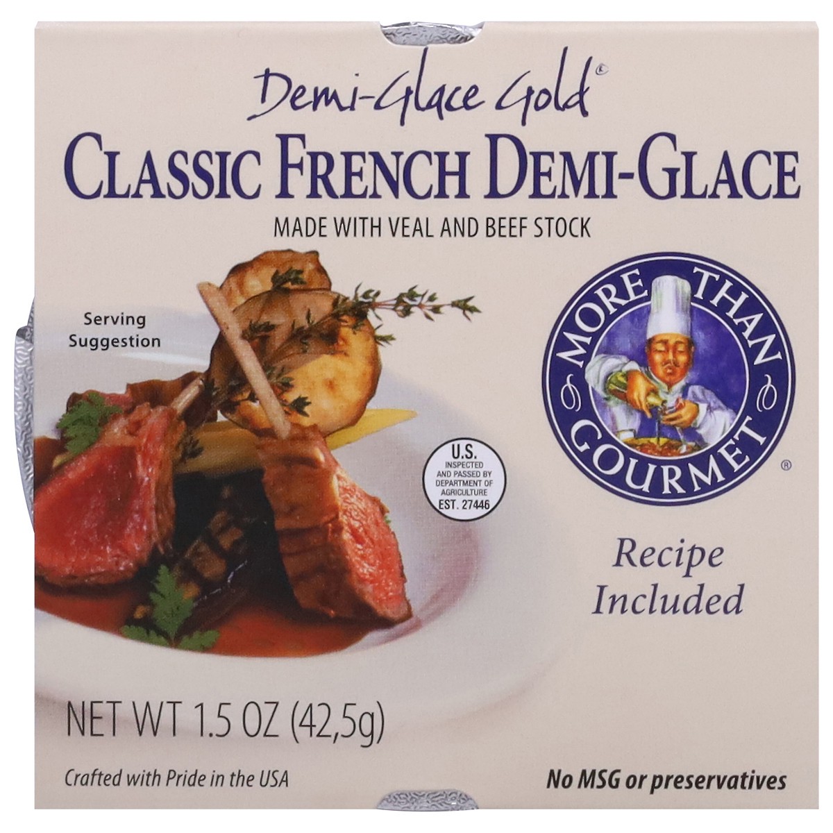 slide 1 of 13, More Than Gourmet Classic French Demi-Glace 1.5 oz, 1.5 oz