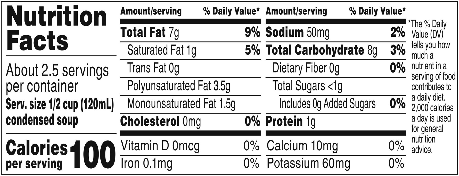 slide 2 of 5, Campbell's Condensed Unsalted Cream of Mushroom Soup- 10.5 oz, 10.5 oz