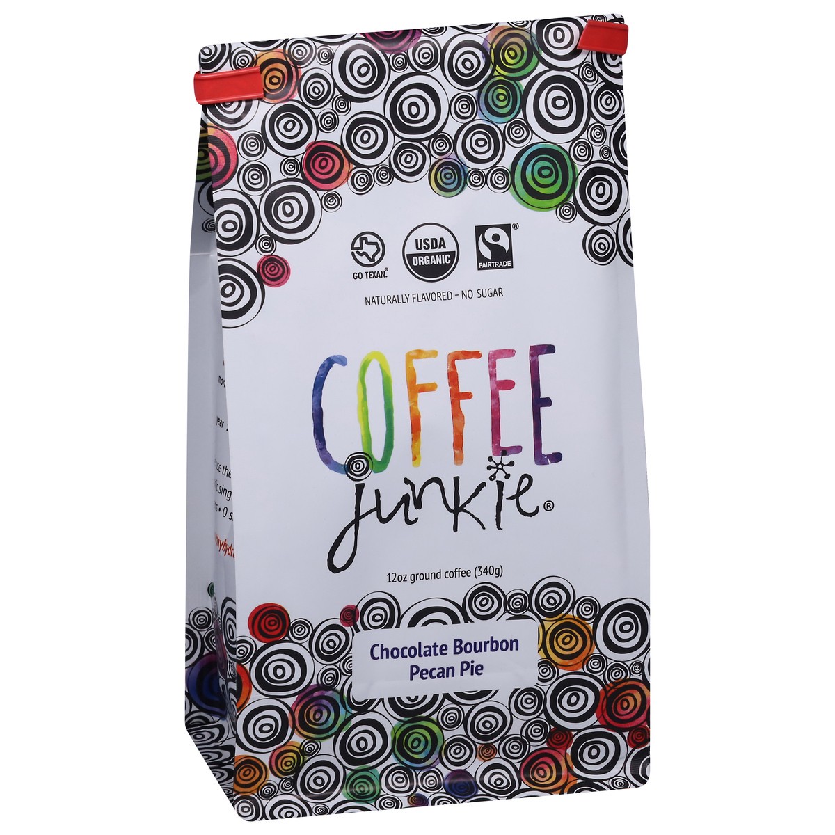 slide 2 of 11, Coffee Junkie Chocolate Bourbon Pecan Pie Ground Coffee- 12 oz, 12 oz