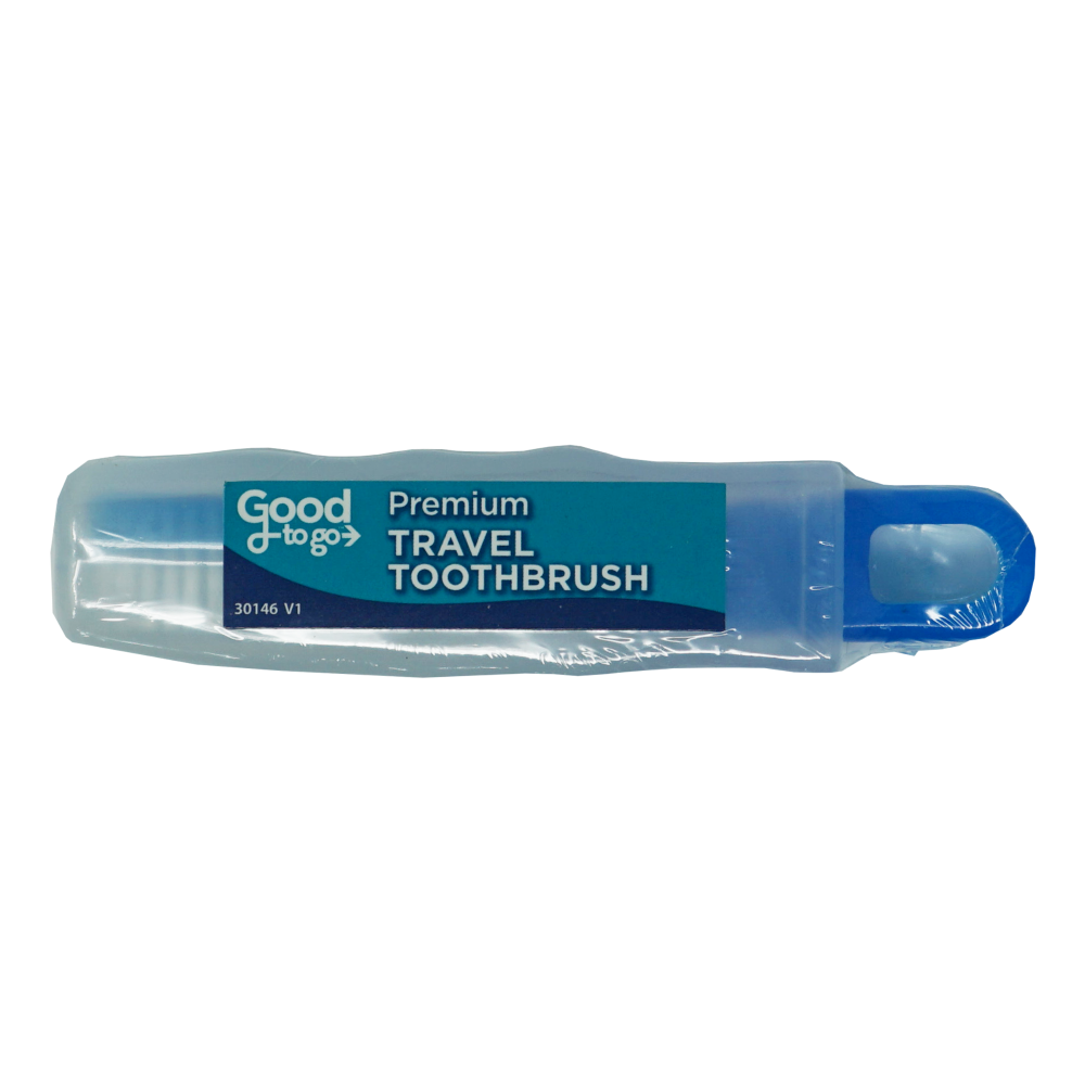 slide 1 of 1, Good to Go Travel Toothbrush, Premium, 1 ct