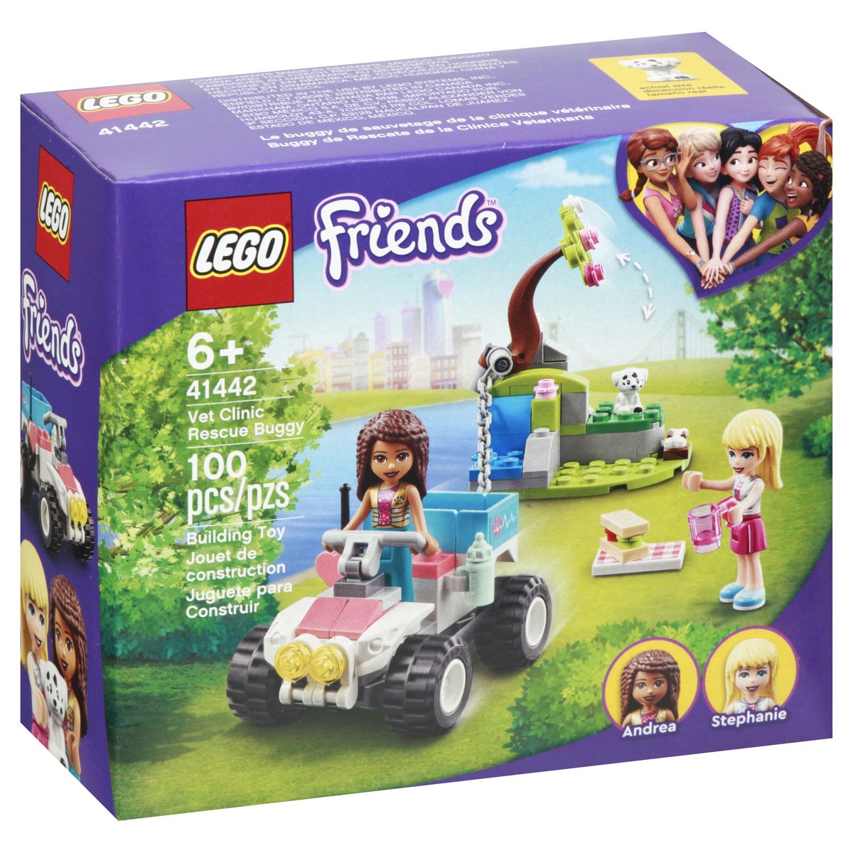 slide 2 of 9, Lego Friends Vet Clinic Rescue Buggy Playset, 1 ct