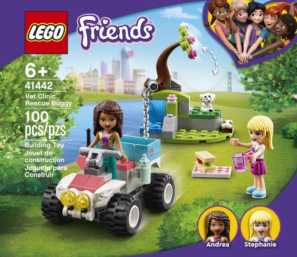 slide 1 of 1, LEGO Friends Vet Clinic Rescue Buggy Playset, 1 ct