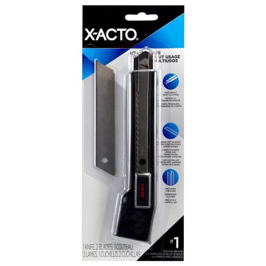slide 1 of 3, X-Acto Heavy Duty Snap-Off Blade Utility Knife, 1 ct
