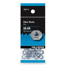 Hillman Hex Nuts 10-24