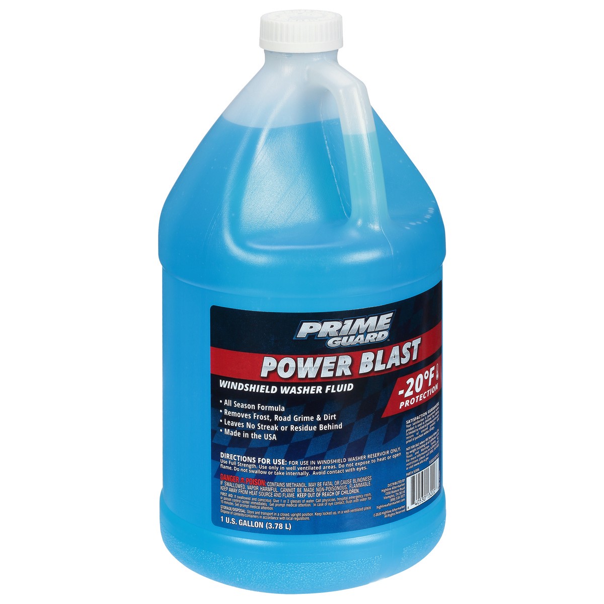 slide 11 of 11, Prime Guard Power Blast Windshield Washer Fluid 1 gl, 1 gal