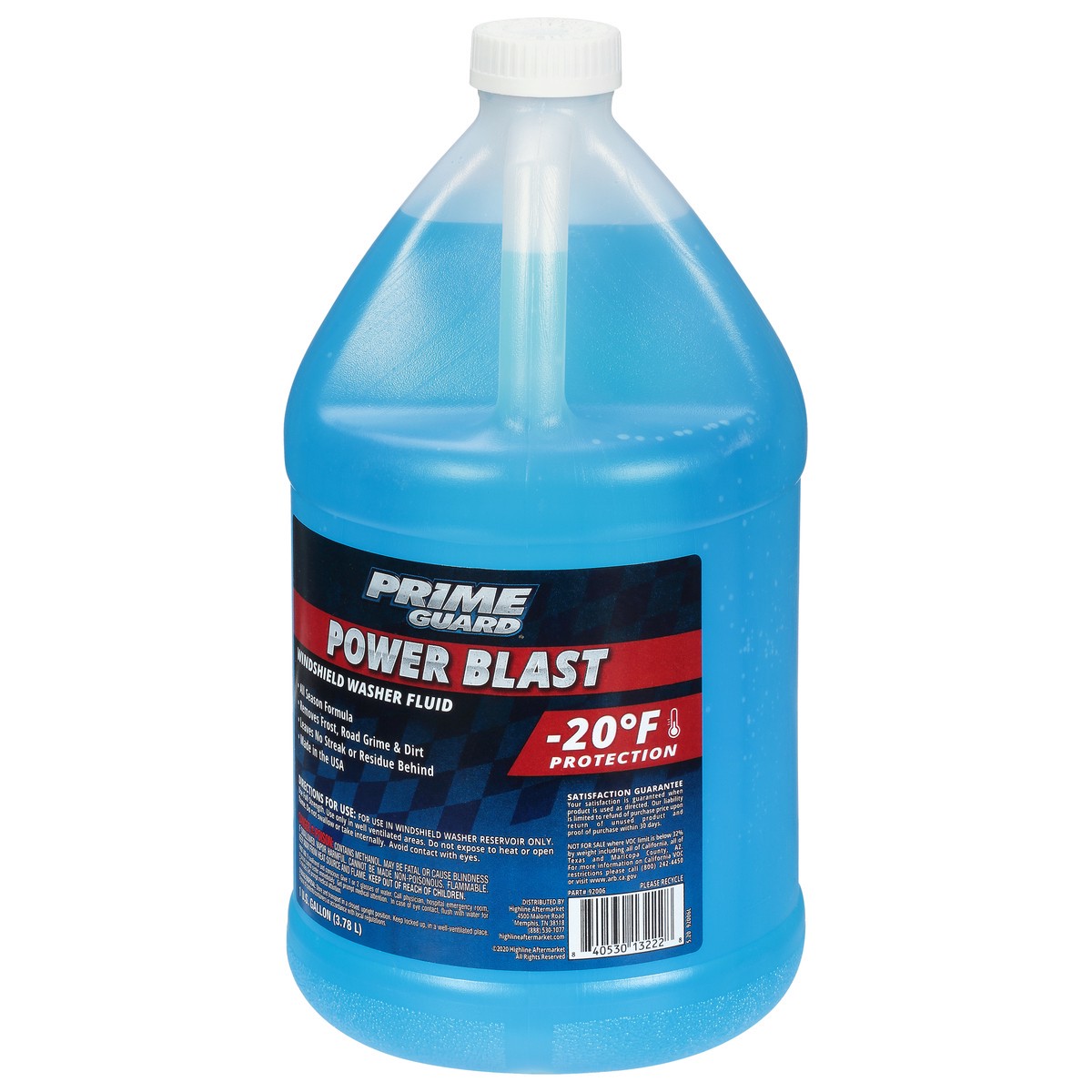 slide 2 of 11, Prime Guard Power Blast Windshield Washer Fluid 1 gl, 1 gal