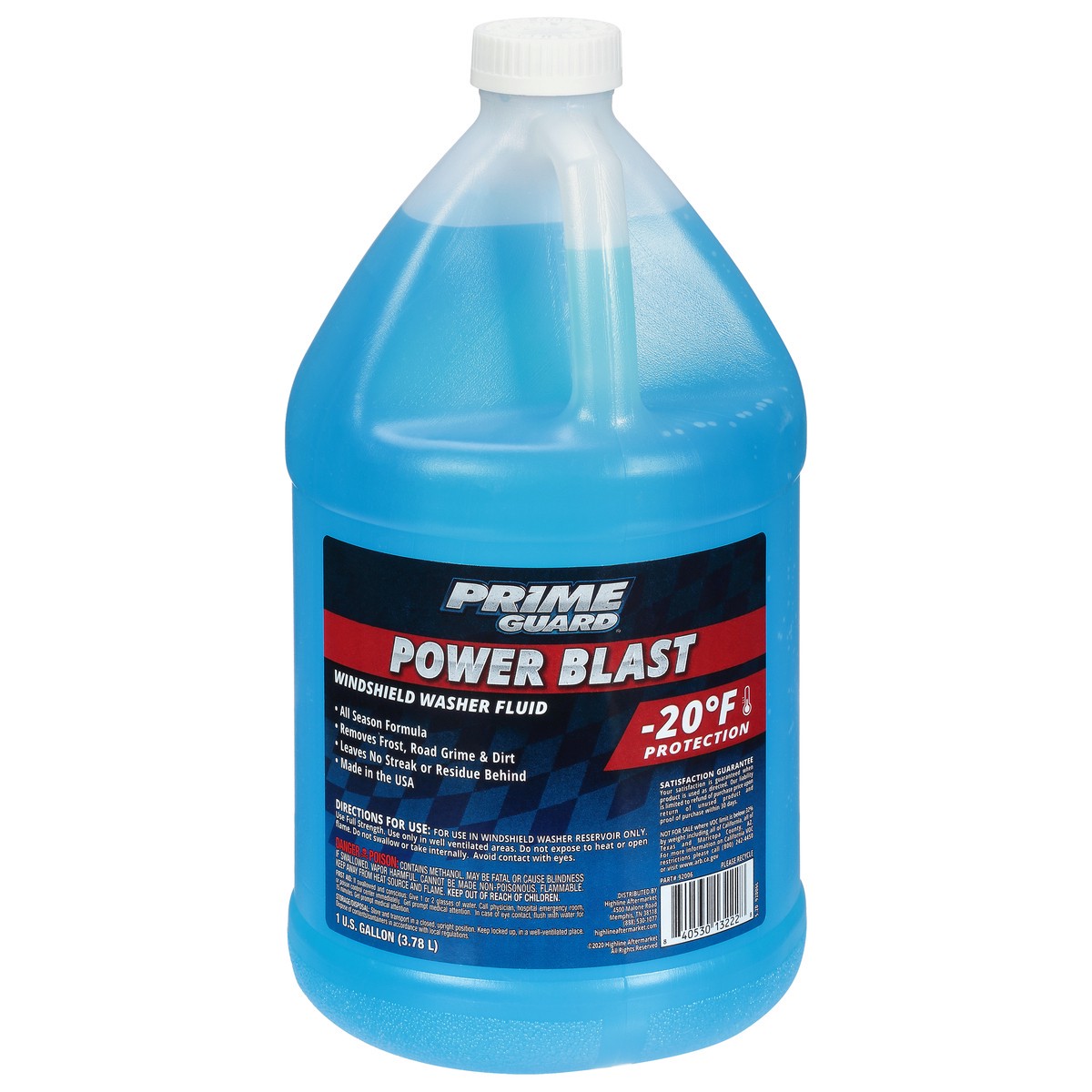 slide 4 of 11, Prime Guard Power Blast Windshield Washer Fluid 1 gl, 1 gal