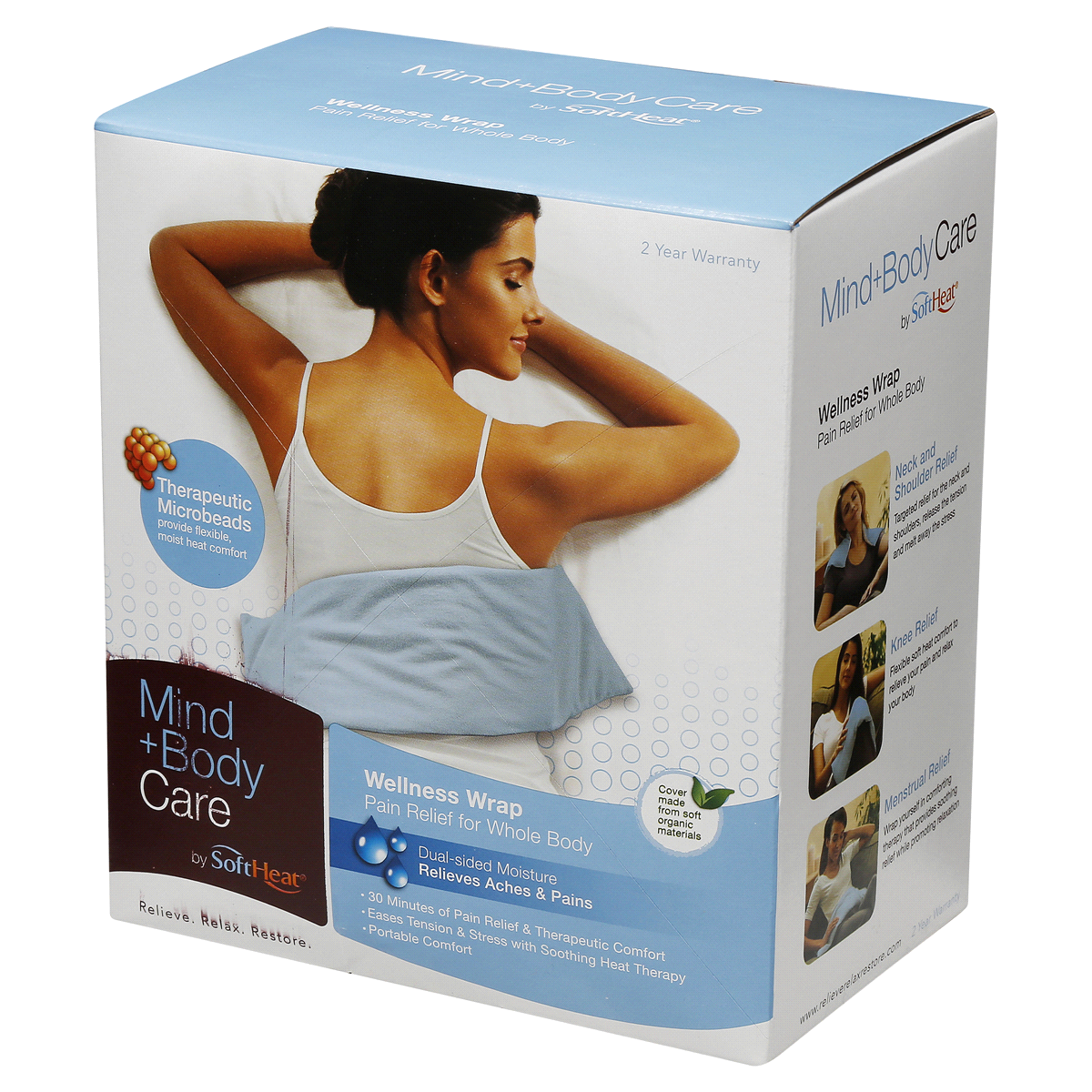 slide 5 of 8, SoftHeat Soft Heat Mind & Body Whole Body Wrap, 1 ct