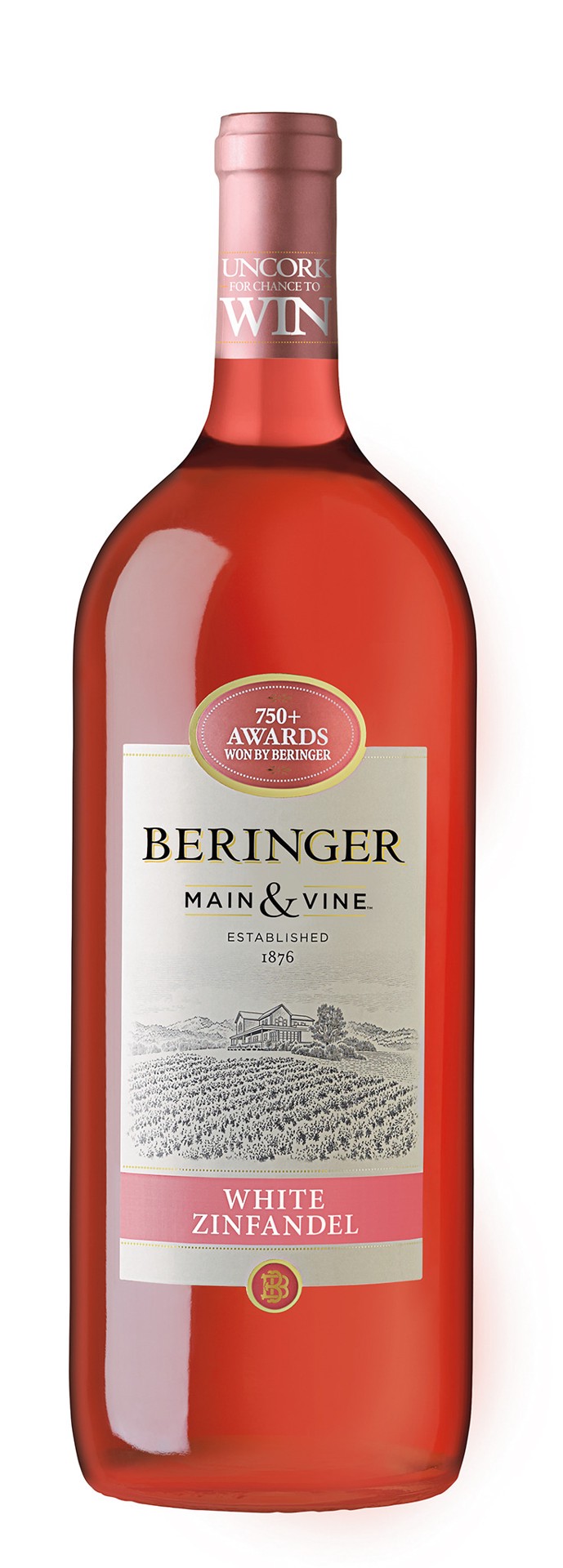 slide 1 of 5, Beringer White Zinfandel Wine 4-Pack Of 6.3Oz Bottles, 1 ct