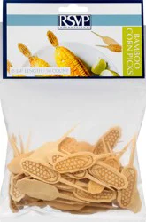 RSVP International Bamboo Corn Picks - 50 ea