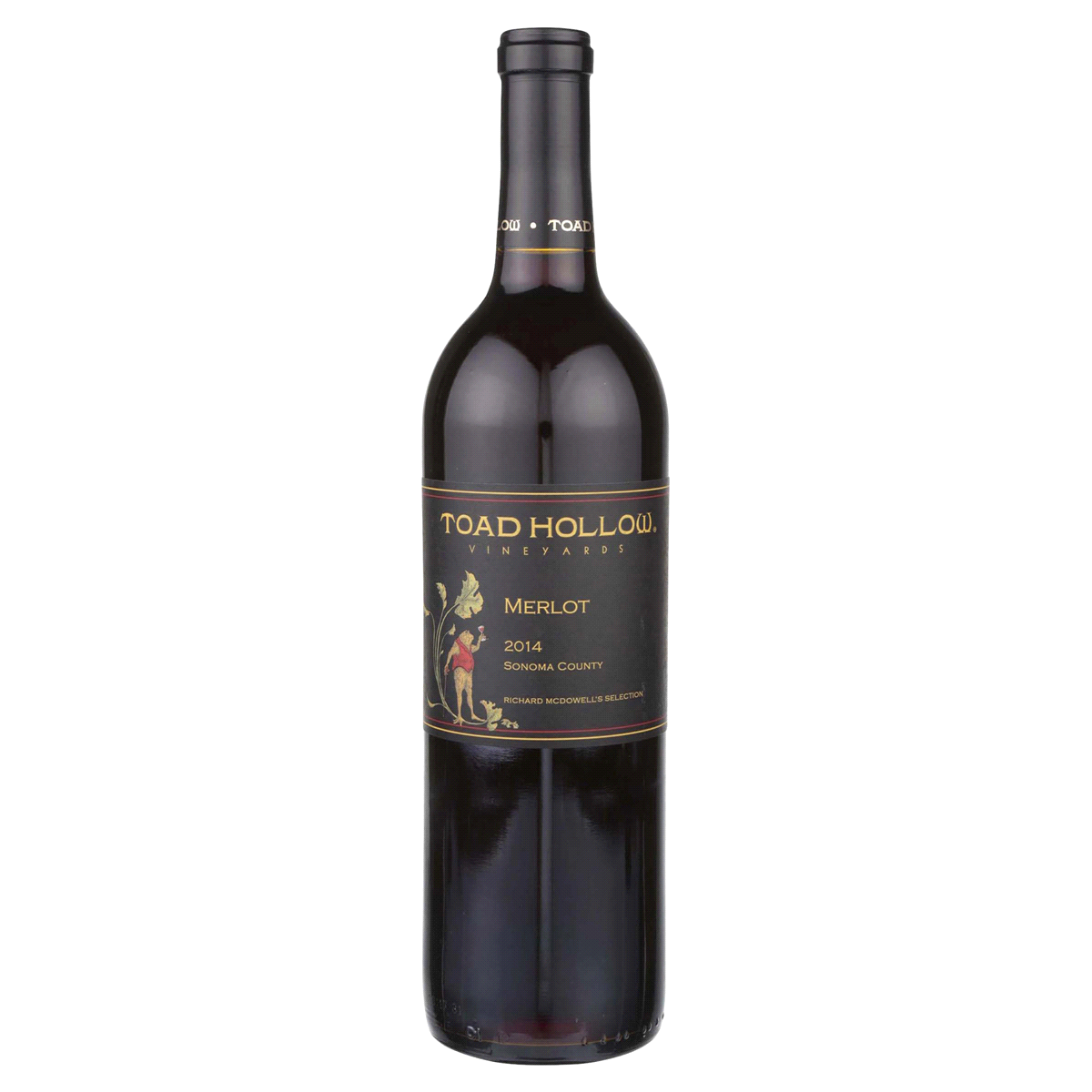 slide 1 of 5, Toad Hollow Merlot, 750 ml