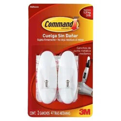 Command General Purpose Wire Hooks Medium 2 ea