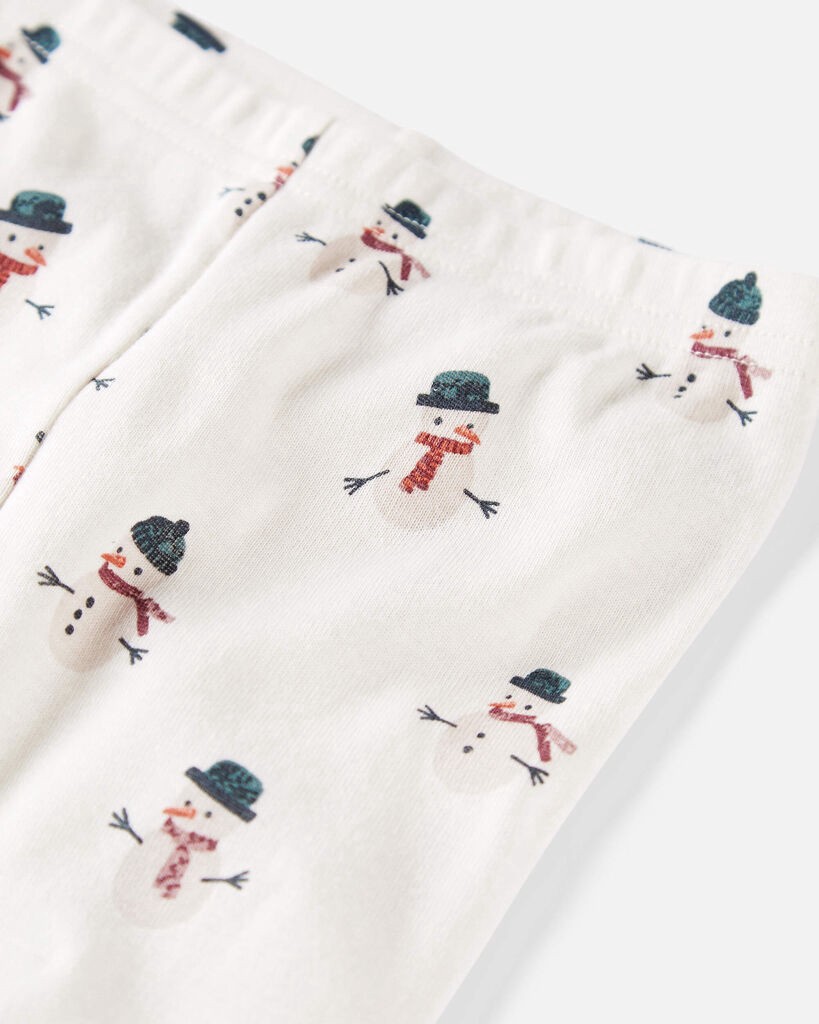 slide 3 of 3, Littleplanet Baby Organic Cotton Snowman Print Pajamas Snowman 9M, 1 ct