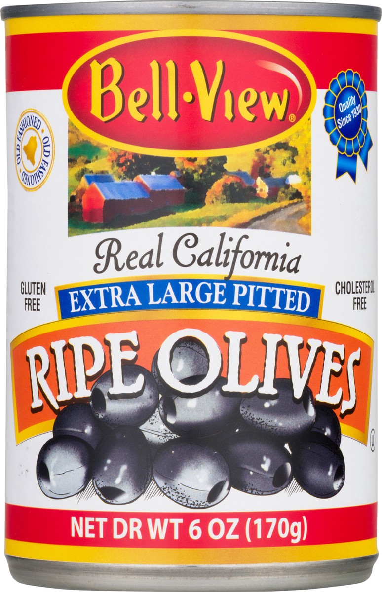 slide 6 of 9, Bell-View Extra Large Pitted Real California Ripe Olives 6 oz, 6 oz