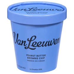 Van Leeuwen Peanut Butter Brown Chip French Ice Cream 14 fl oz
