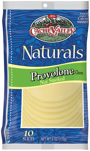 slide 1 of 1, Cache Valley Naturals Provolone Slices, 6 oz