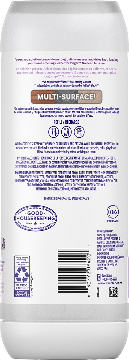 slide 3 of 3, Swiffer PowerMop Floor Cleaning Solution with Fresh Scent, 25.3 fl oz, 25.3 fl oz