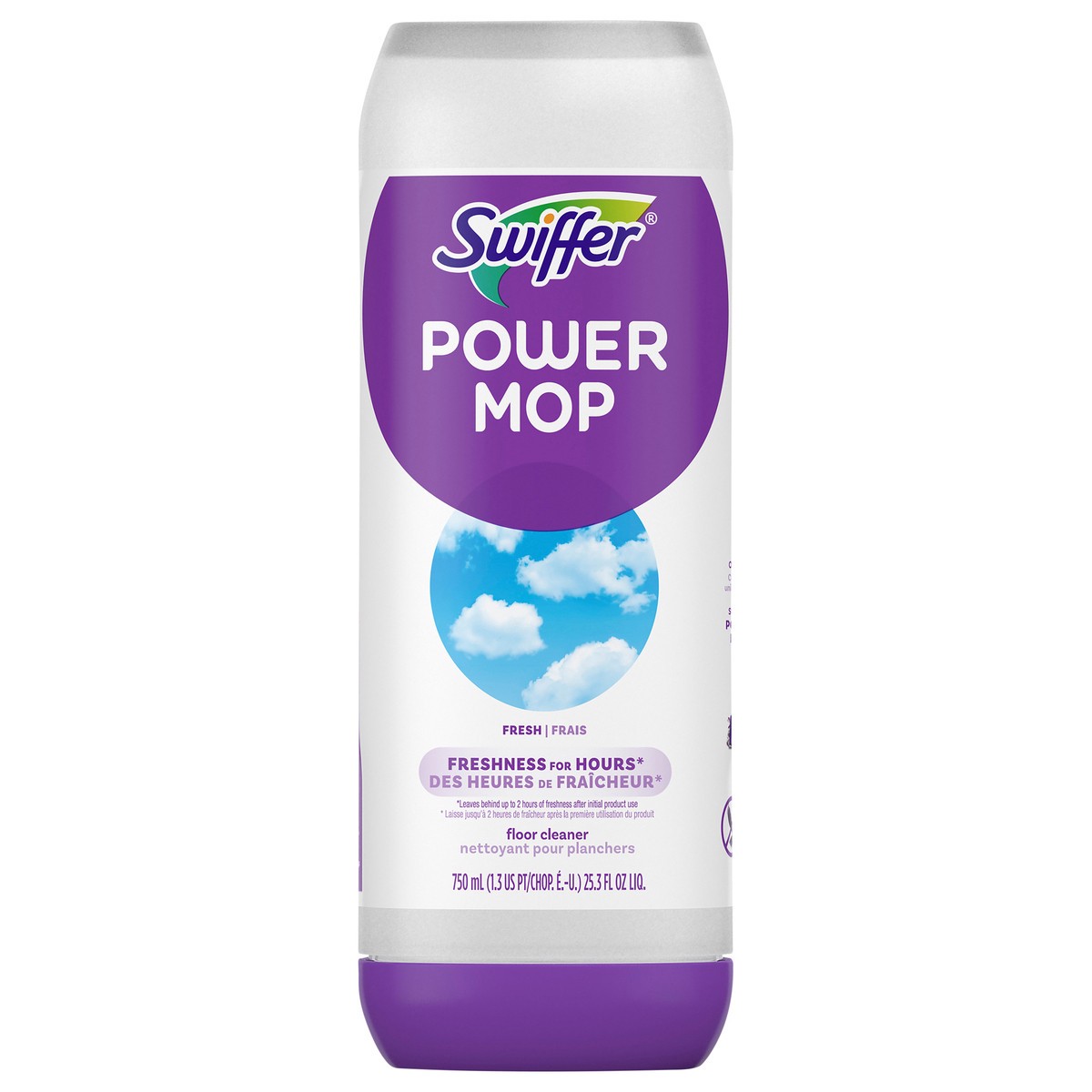 slide 1 of 3, Swiffer PowerMop Floor Cleaning Solution with Fresh Scent, 25.3 fl oz, 25.3 fl oz