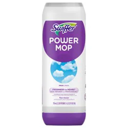 Swiffer Power Mop Refill Solution, Tile, Vinyl, Laminate, Wood, Floor Cleaner, Fresh, 25.3oz