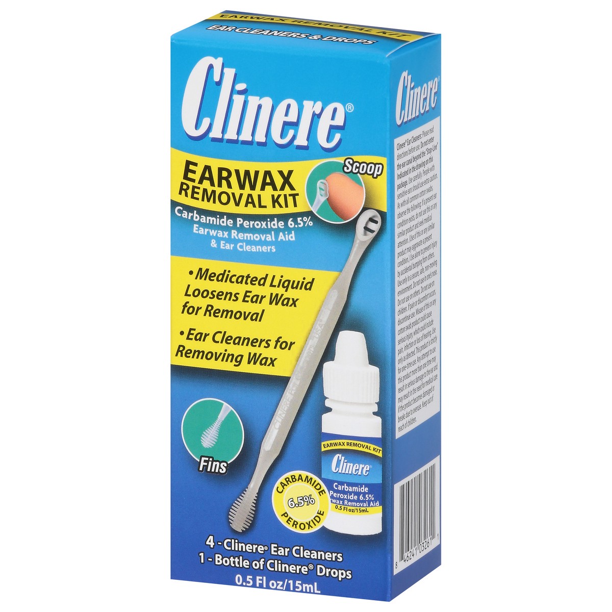 slide 9 of 9, Clinere Earwax Removal Kit, 0.5 oz