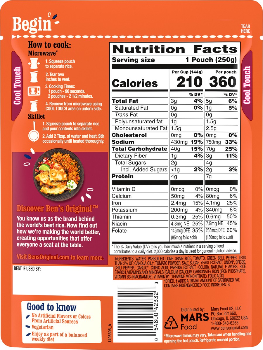 slide 8 of 13, Ben's Original Rice, Spanish Style, 8.8 oz